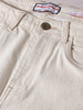 Men's White Slim Fit Solid The Eternity Series Jeans