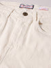 Men's White Slim Fit Solid The Eternity Series Jeans