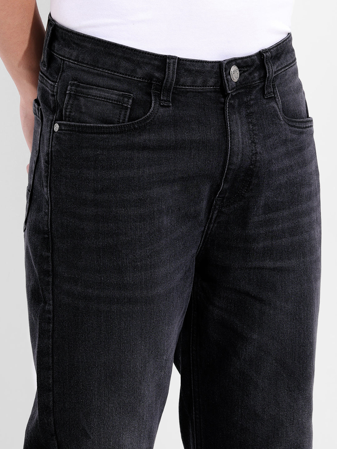 Men's Black Slim Fit The Eternity Series Jeans