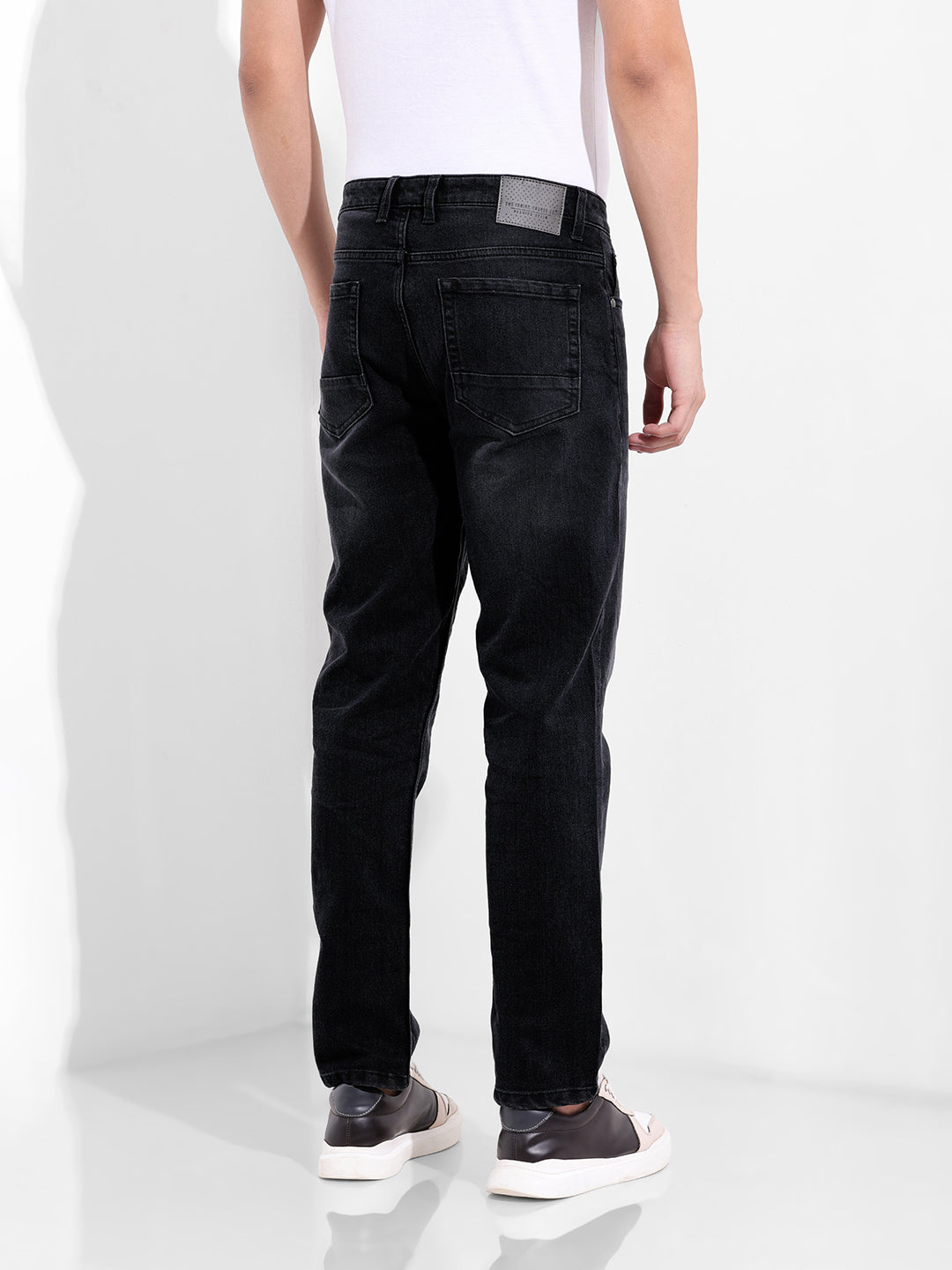 Men's Black Slim Fit The Eternity Series Jeans