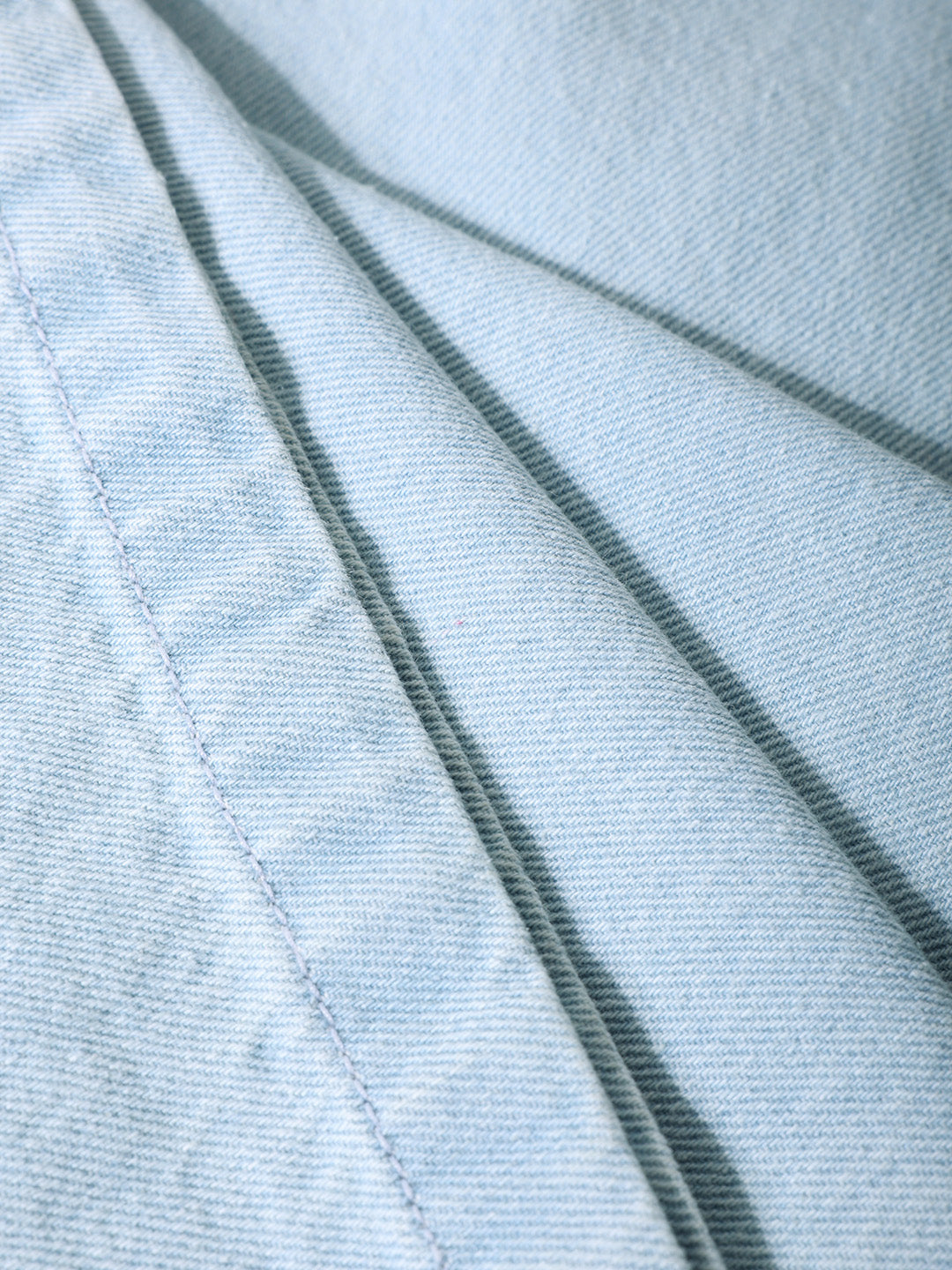 Men's Blue Baggy Fit Solid Casual Jeans