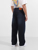 Men's Blue Baggy Fit Solid Casual Jeans