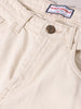 Men's White Baggy Fit Solid Casual Jeans