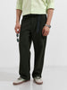 Men's Green Baggy Fit Solid Casual Jeans
