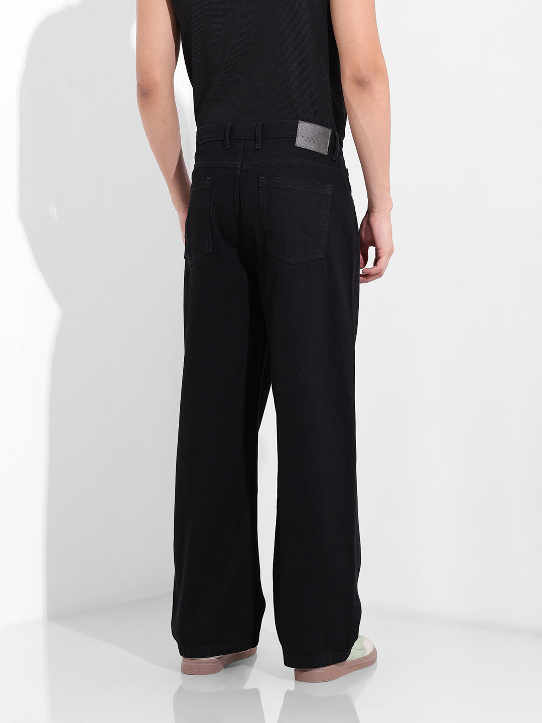 Men's Black Baggy Fit The Eternity Series Jeans