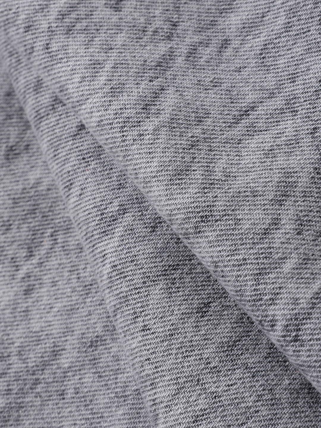 Men's Grey Baggy Fit Solid Casual Jeans