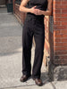 Men's Black Baggy Fit Solid The Eternity Series Jeans