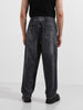 Men's Grey Loose Fit Solid Casual Jeans
