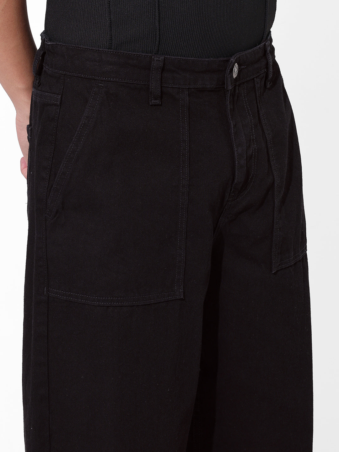 Men's Black Relaxed Fit The Eternity Series Jeans