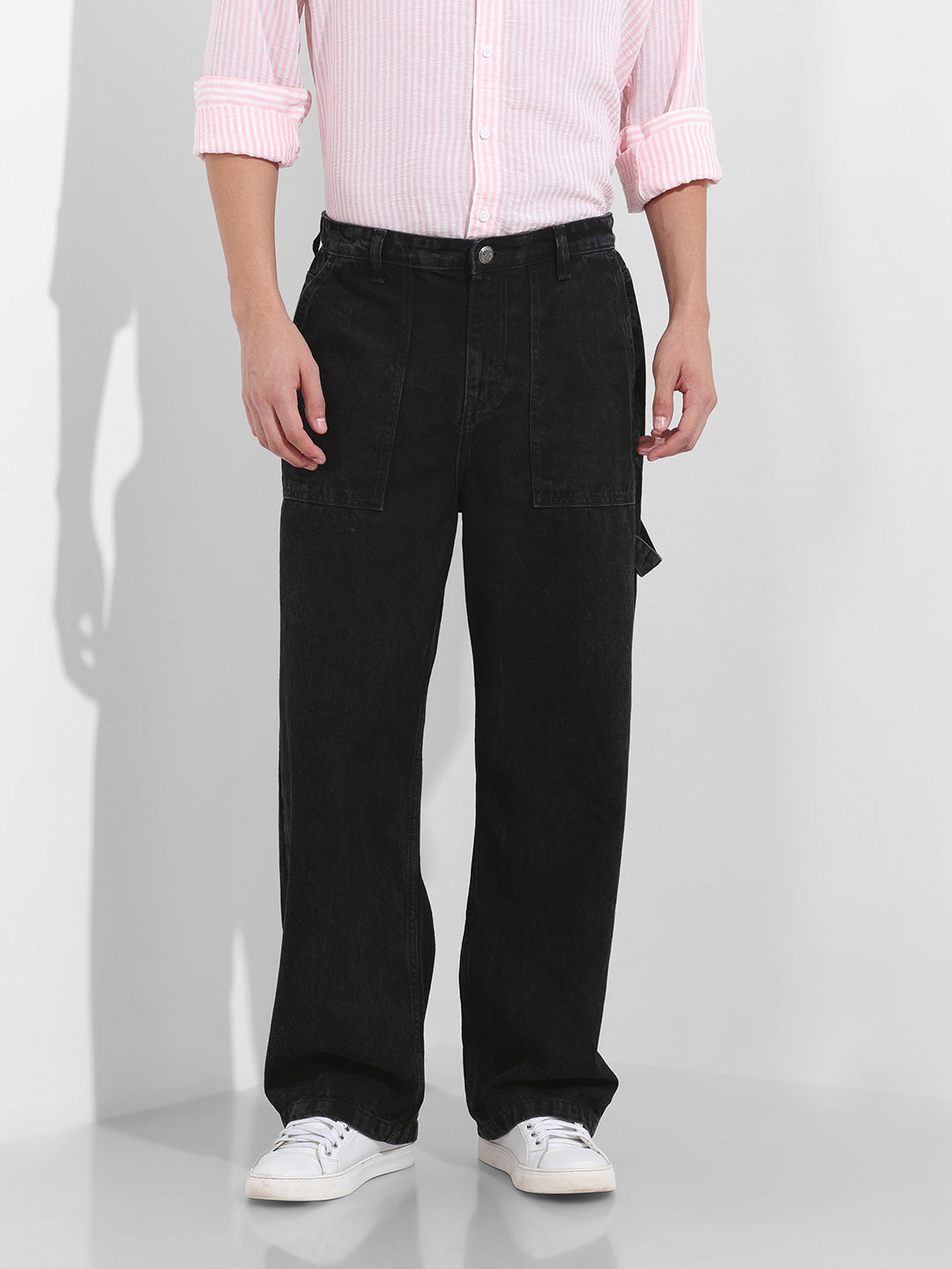 Men's Black Relaxed Fit The Eternity Series Jeans