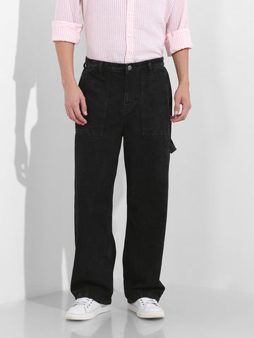 Men's Black Relaxed Fit The Eternity Series Jeans