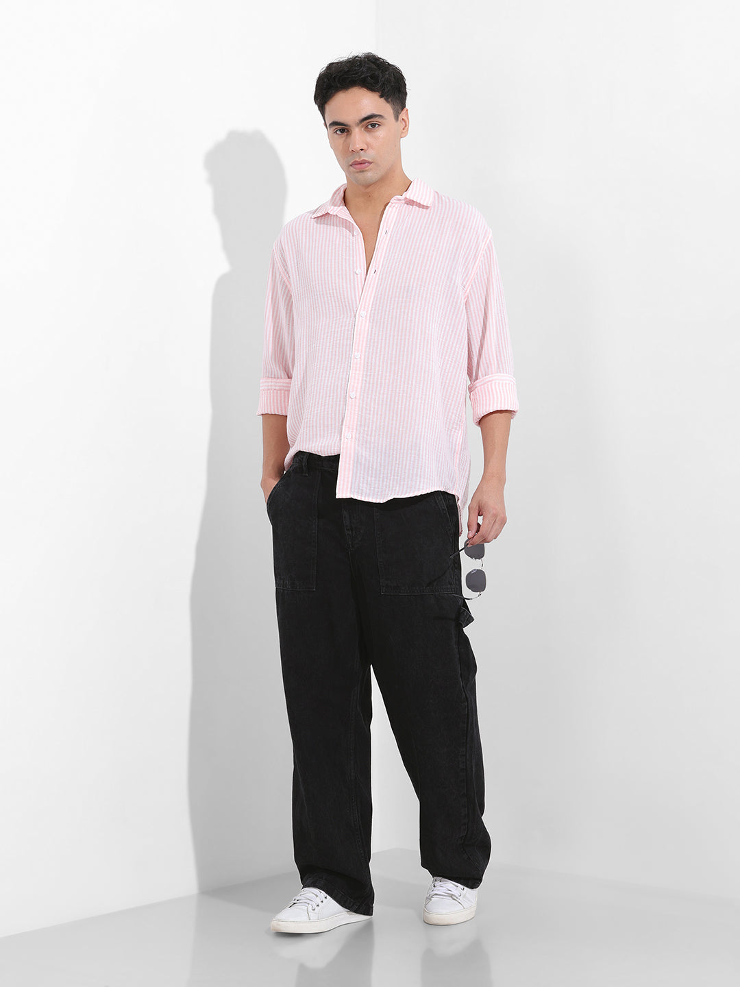 Men's Black Relaxed Fit The Eternity Series Jeans