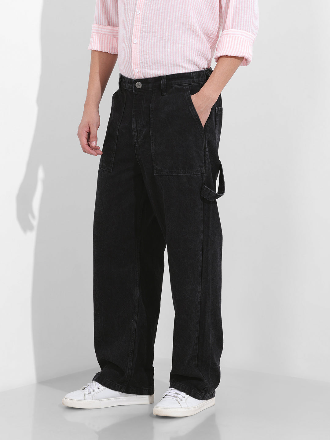 Men's Black Relaxed Fit The Eternity Series Jeans