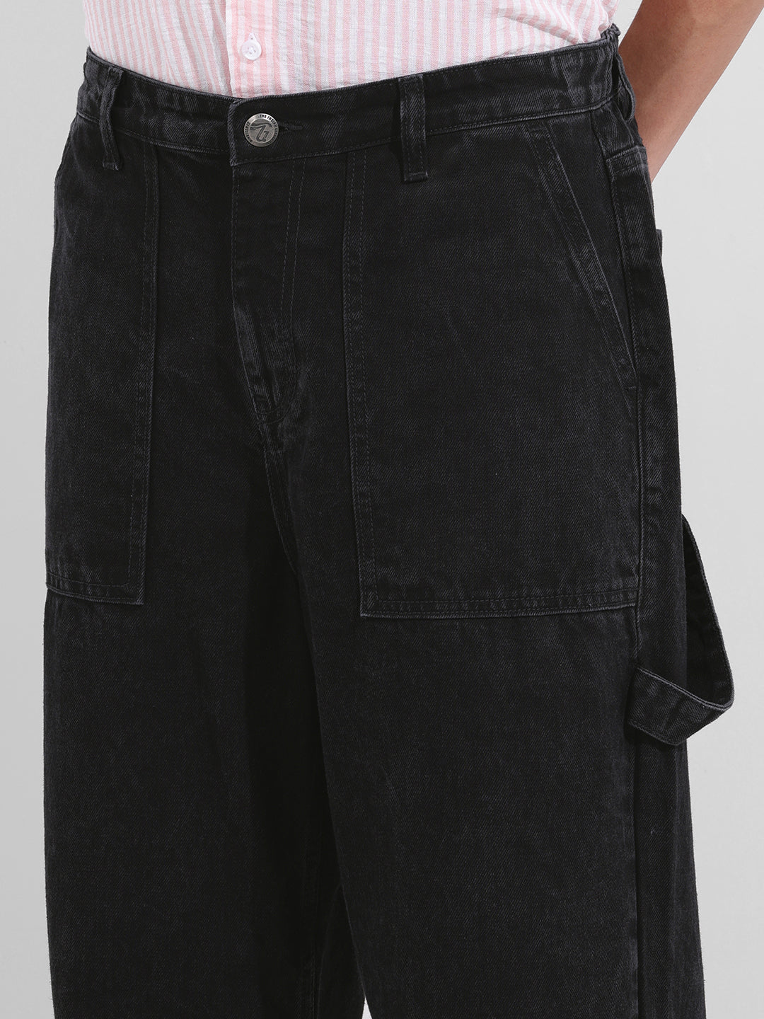 Men's Black Relaxed Fit The Eternity Series Jeans