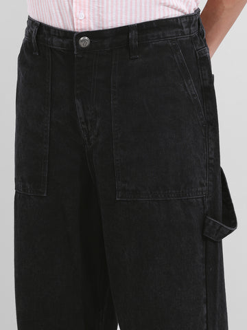 Men's Black Relaxed Fit The Eternity Series Jeans