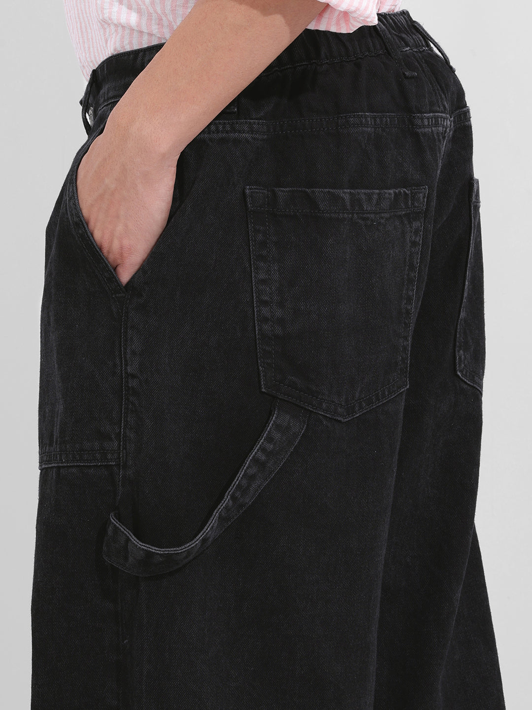 Men's Black Relaxed Fit The Eternity Series Jeans