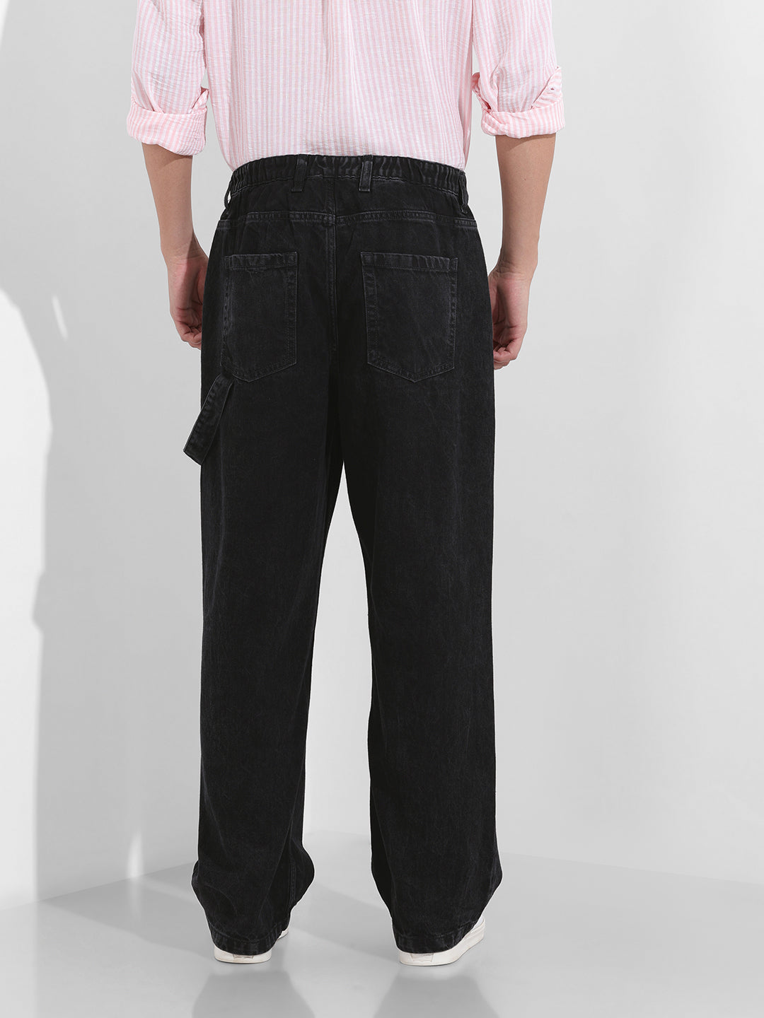 Men's Black Relaxed Fit The Eternity Series Jeans