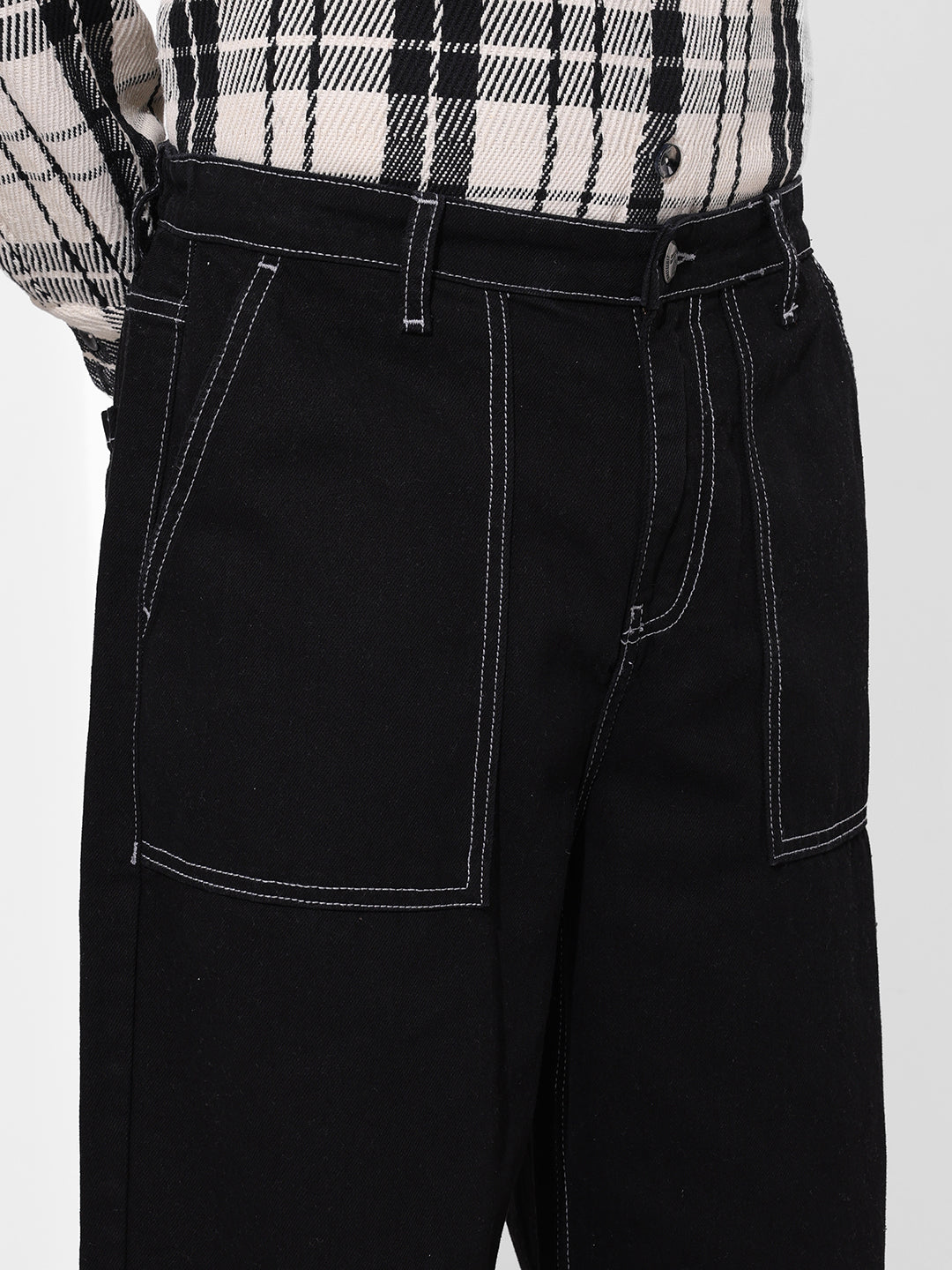 Men's Black Relaxed Fit The Eternity Series Jeans