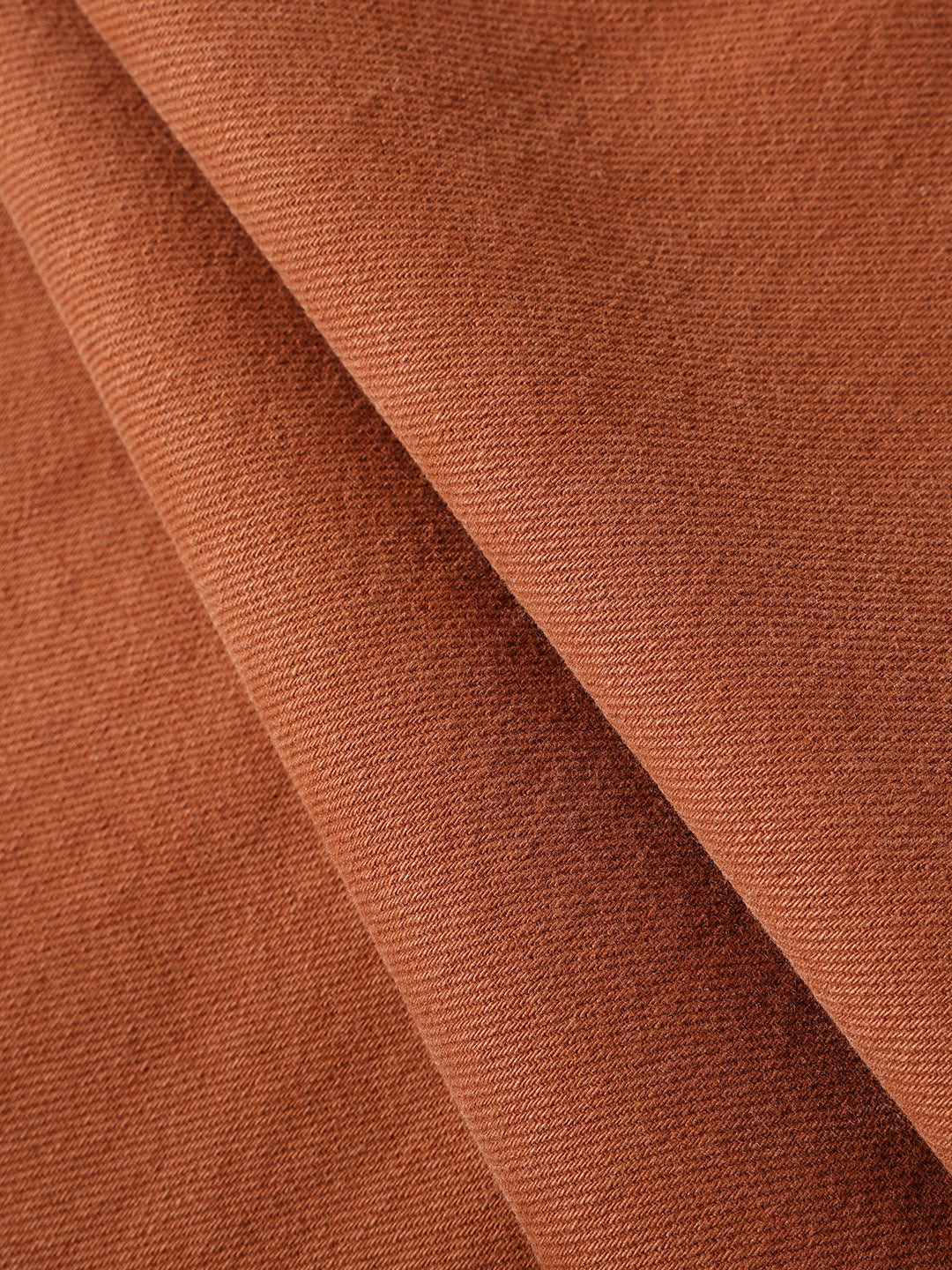 Men's Brown Relaxed Fit Solid Casual Jeans