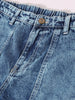 Men's Blue Relaxed Fit Solid Casual Jeans