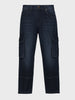 Men's Blue Relaxed Fit The Eternity Series Solid Jeans