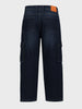 Men's Blue Relaxed Fit The Eternity Series Solid Jeans
