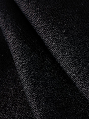 Men's Black Relaxed Fit Solid The Eternity Series Jeans