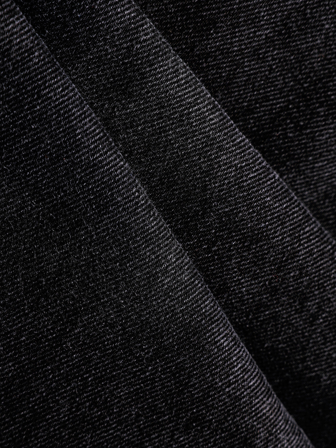 Men's Black Relaxed Fit Solid The Eternity Series Jeans