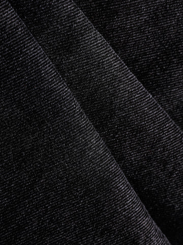 Men's Black Relaxed Fit Solid The Eternity Series Jeans