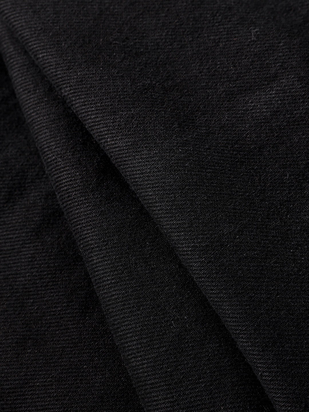 Men's Black Relaxed Fit Solid The Eternity Series Jeans