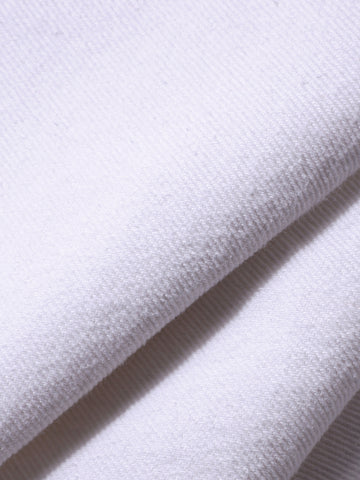 Men's White Relaxed Fit Solid The Eternity Series Jeans