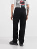 Men's Black Relaxed Fit Solid The Eternity Series Jeans