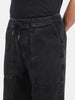 Men's Black Relaxed Fit Solid Casual Jeans