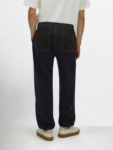 Men's Black Relaxed Fit The Eternity Series Solid Jeans