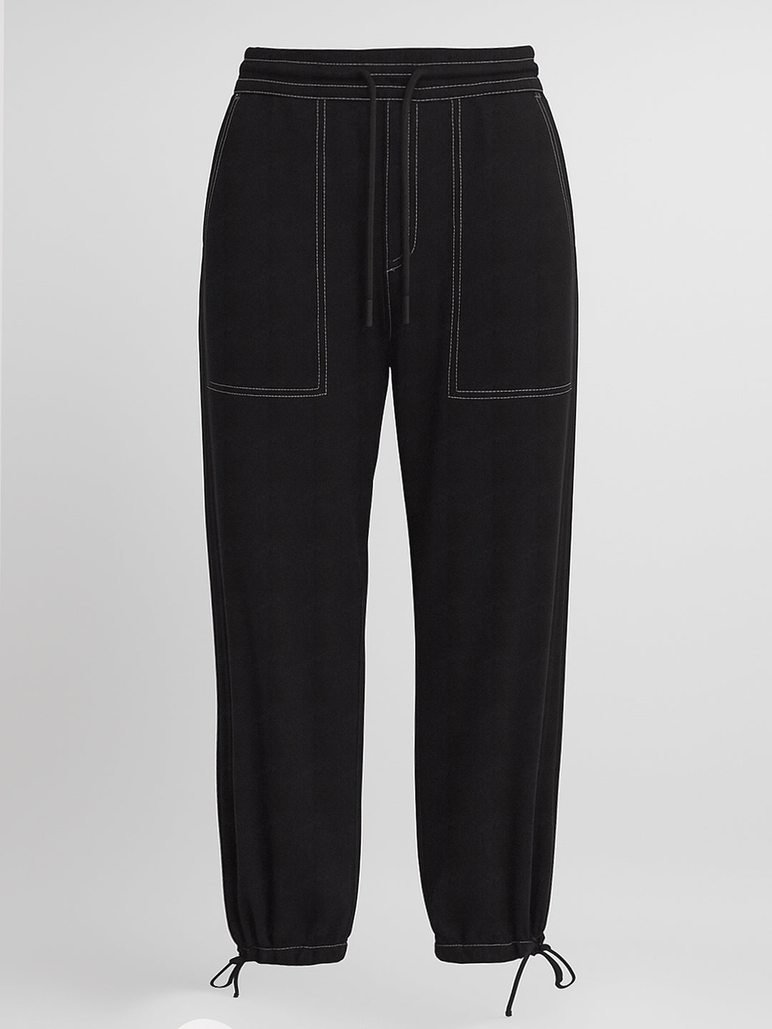 Men's Black Relaxed Fit The Eternity Series Solid Jeans