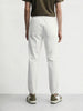 Men's White Relaxed Fit Solid The Eternity Series Jeans