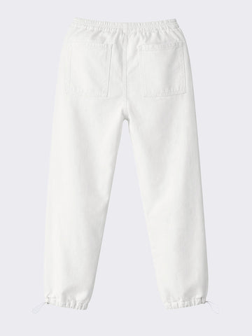 Men's White Relaxed Fit Solid The Eternity Series Jeans
