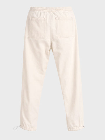 Men's White Relaxed Fit Solid The Eternity Series Jeans