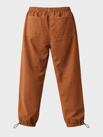 Men's Brown Relaxed Fit Solid The Eternity Series Jeans