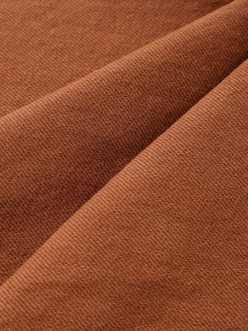 Men's Brown Relaxed Fit Solid The Eternity Series Jeans