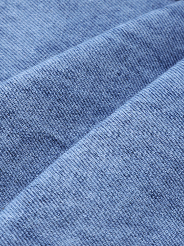 Men's Blue Relaxed Fit Solid Casual Jeans