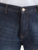 Men's Blue Relaxed Fit Solid Casual Jeans
