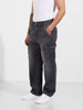 Men's Grey Relaxed Fit Solid Casual Jeans