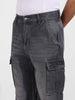 Men's Grey Relaxed Fit Solid Casual Jeans