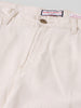 Men's White Relaxed Fit Solid Casual Jeans