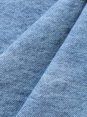 Men's Blue Relaxed Fit Solid Casual Jeans