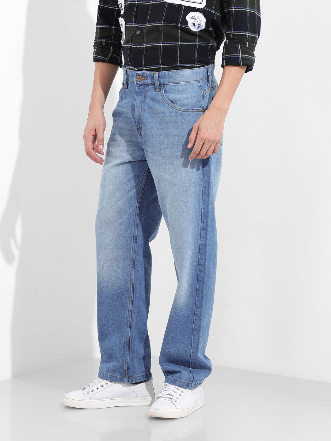 Men's Blue Relaxed Fit The Eternity Series Jeans