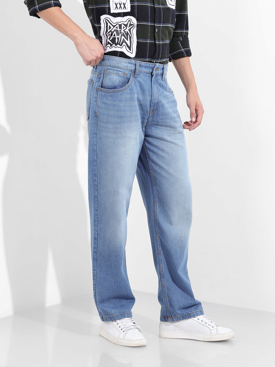 Men's Blue Relaxed Fit The Eternity Series Jeans