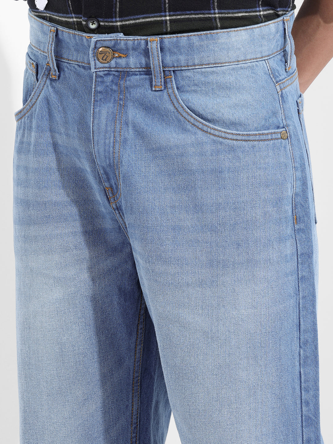 Men's Blue Relaxed Fit The Eternity Series Jeans