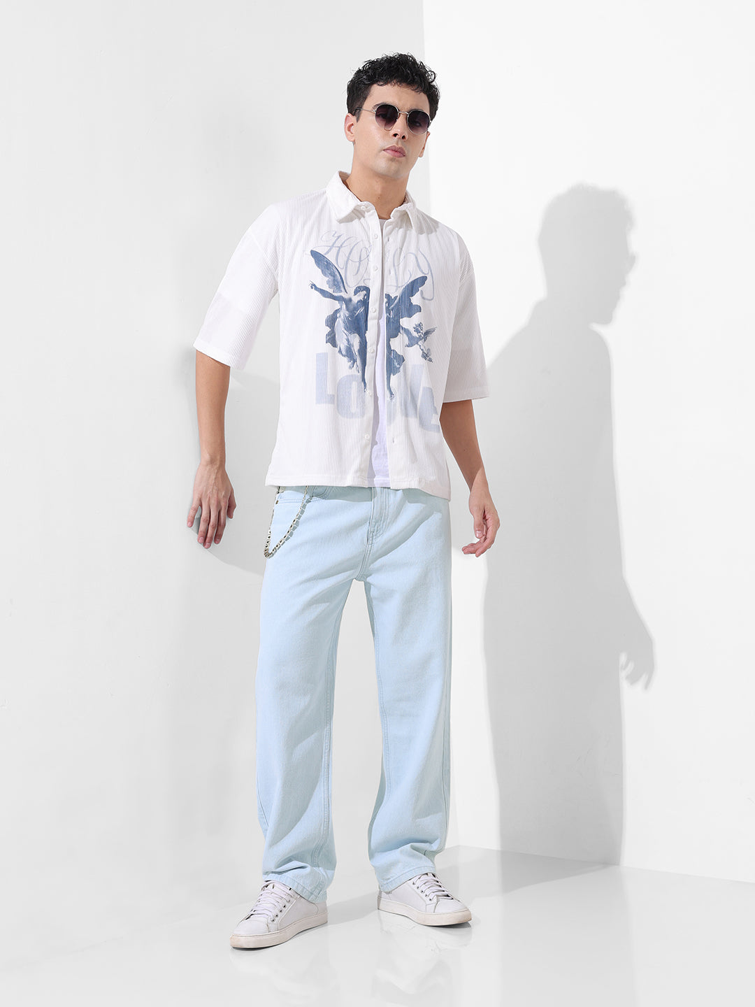 Men's Blue Relaxed Fit The Eternity Series Jeans